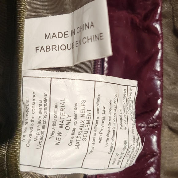 Danier Red Wine Leather Bag with Large pockets - Picture 5 of 7